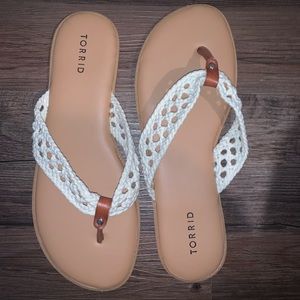 White Thong Sandals